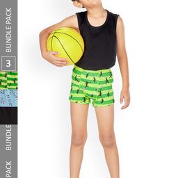 You Got Plan B Boys Pack Of 3 Printed Cotton Anti Microbial Boxer Style Briefs-image-90