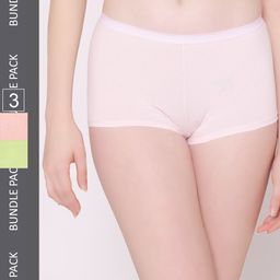Bodycare Women Pack Of 3 Cotton Boy Shorts E-7C-PILEPE-3Pcs-S-picture-53