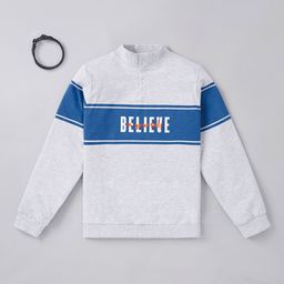 edheads Boys Grey Printed Cotton Sweatshirt-image-101