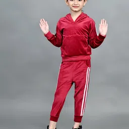 Ameeha Hooded Long Sleeves Clothing Set-43