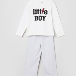 max Boys Grey & White Printed Night suit-image-60