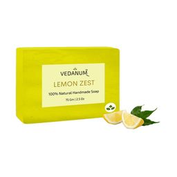 VEDANUM Set Of 3 Skin Purification Lemon Natural Handmade Soap 75gm Each-54