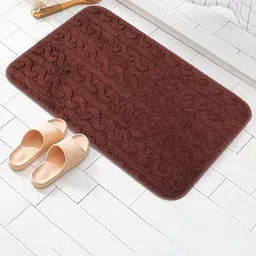 HomeCloud Brown 500 GSM Non-Slip Bath Mat-picture-7