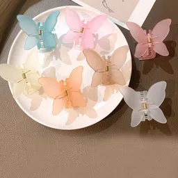CHRONEX Set Of 3 Assorted Butterfly Claw Clip-4