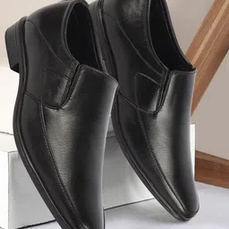 FAUSTO Men Pointed Toe Formal Slip-On Shoes-picture-6