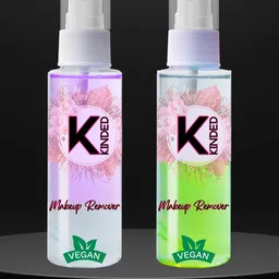 KINDED Set Of 2 Makeup Remover Oil Dual Phase - Lilac Purple & Mint Green - 60ml Each-4