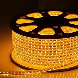 SPARK WORLD Yellow & White Rice Shape String Lights-19