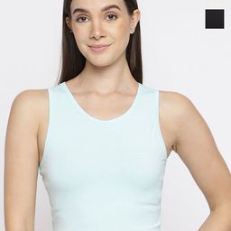 La Intimo Pack Of 3 Shoulder Straps Non-Padded Camisoles-image-76