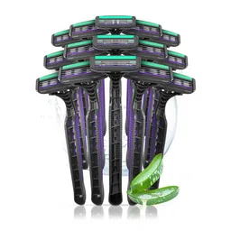 LetsShave 15 Pcs Pro 3 Plus Disposable Shaving Razors for Men-47