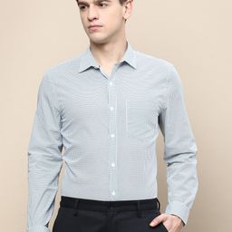 INVICTUS Standard Micro Ditsy Printed Cotton Formal Shirt-image-64