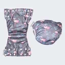Polka Tots Printed Reusable Swim Diaper-8