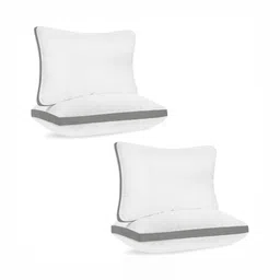 Homerz White 4 Pcs Fibre Breathable Sleep Pillows-image-12