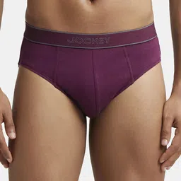 Jockey Men Super Combed Cotton Solid Brief with Stay Fresh Properties 1010-57