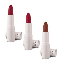 JUICE Set Of 3 Kiss Sensation SPF 15 Lipsticks with Bio Retinol & Shea Butter-51