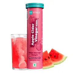 HK VITALS Watermelon Flavor Apple Cider Vinegar Tablets 750mg  - 15 Effervescent Tablets-42