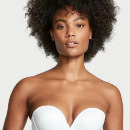 Victoria's Secret Medium Coverage Underwired Lightly Padded Push-Up Strapless Bra-0