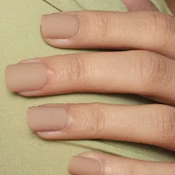 LICK 24 Pcs Matte Artificial Reusable Nail Extensions with Application Kit - Beige-4