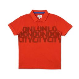 Pepe Jeans Redcliff Jr Boys Typography Printed Polo Collar Pure Cotton T-shirt-image-18