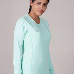 NIVIA Women Sea Green Compression T-shirt-image-20