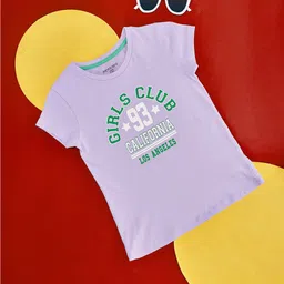 Pantaloons Junior Girls Typography Printed T-shirt-picture-47