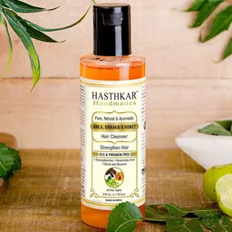 Hasthkar Handmades Natural Amla-Honey & Shikakai Hair Cleanser Shampoo - 210 ml-23