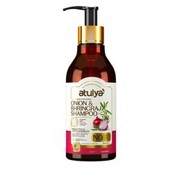 Atulya Onion & Bhringraj Hair Shampoo - Bioactive & Anti-Dandruff - 300 ml-4