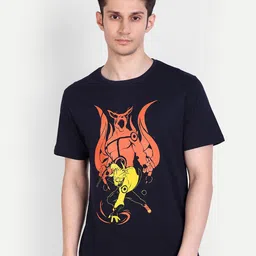 Fans Army Naruto Printed Pure Cotton T-shirt-83