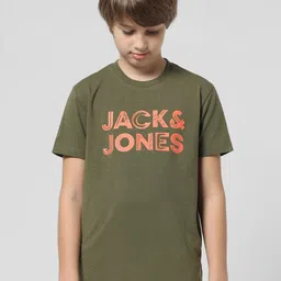Jack & Jones Junior Boys Printed Round Neck T-shirt-image-38