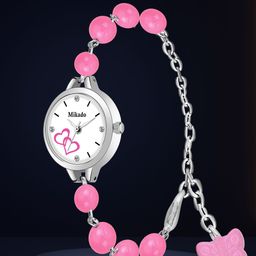 Mikado Women Bracelet Style Straps Analogue Watch Pink Wom-image-70