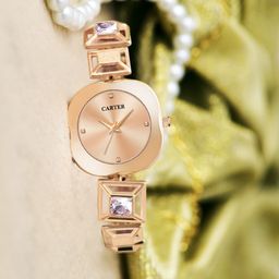 Sandy D Carter Women Dial & Stainless Steel Bracelet Style Straps Analogue Watch Sandy D Carter-226-RG-image-49