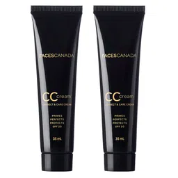 FACES CANADA Set of 2 Correct & Care SPF20 CC Cream 35ml each - Natural 01-12