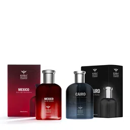 Bombay Shaving Company Men Cairo Eau De Parfum & Mexico Eau De Toilette Set - 100 ml each-0