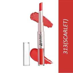 Seven Seas Lip Duo Long Wear 2 In 1 Matte Lipstick with Liquid Lipstick 7g - Scarlet 313-82