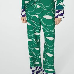 MANGO Women Printed Trousers-picture-25