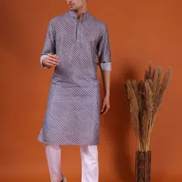 SHIWAM ETHNIX Leheriya Printed Straight Kurta with Pyjama-image-84