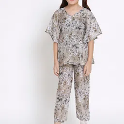 Readiprint Fashions Girls Floral Printed Top With Palazzos-image-66