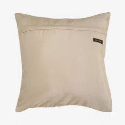 NISRAG HOME Cream-Coloured Embroidered Velvet Square Cushion Cover-image-36