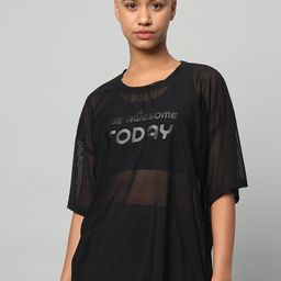 MKH Typography Printed Drop-Shoulder Sleeves Dri-FIT Relaxed Fit Sports T-shirt-picture-40