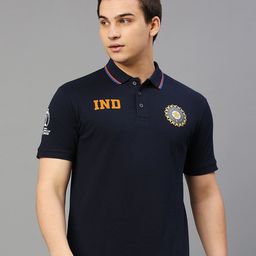 FanCode Indian Cricket Team Printed Polo Collar Cotton Bio Finish T-shirt-image-71