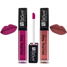 ForSure Set of 2 Matte Me Ultra Smooth Lip Cream 5 ml Each - Magenta & Nude-14