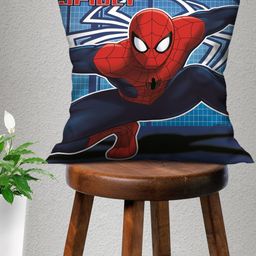 Marvel Kids Red & Blue Marvel Spiderman Printed Cushion With Cover-image-85