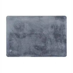 Pano Marshmallow Dark Grey Microfiber Anti-Skid & Quick Drying Bath Rugs-picture-5