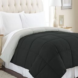 RF RELAXFEEL Black & Grey Microfiber Heavy Winter 233 GSM Double Bed Comforter-picture-20