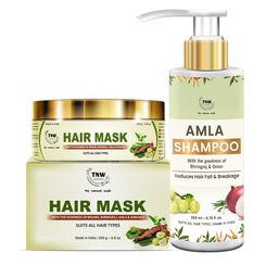 TNW the natural wash Hair Care Kit (Amla Shampoo + Amla Hair Mask) 400 ml-57