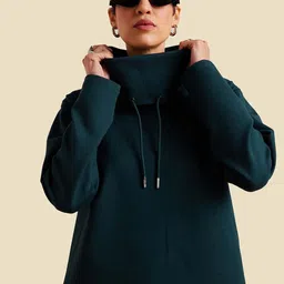 Muvazo High Neck Sweatshirt With Trouser Co-Ords-picture-23