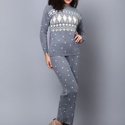 BROOWL Printed High Neck Top & Trouser-image-71