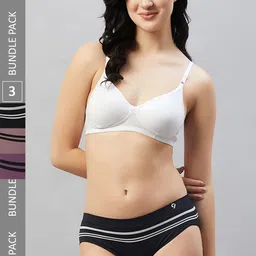 C9 AIRWEAR Women Pack Of 3 Striped Sweat Absorption Bikini Briefs-picture-23