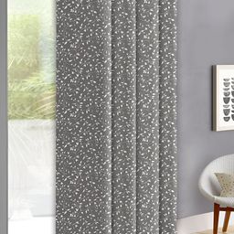 OASIS Grey & White Floral Printed Door Curtain-image-42