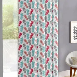 OASIS Grey & Blue Abstract Printed Door Curtain-28