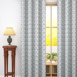 Story@Home Jacquard 400 GSM 9 feet 1 U Long Door Curtain-11